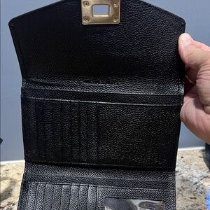 Michael Kors Black Leather Card Holder